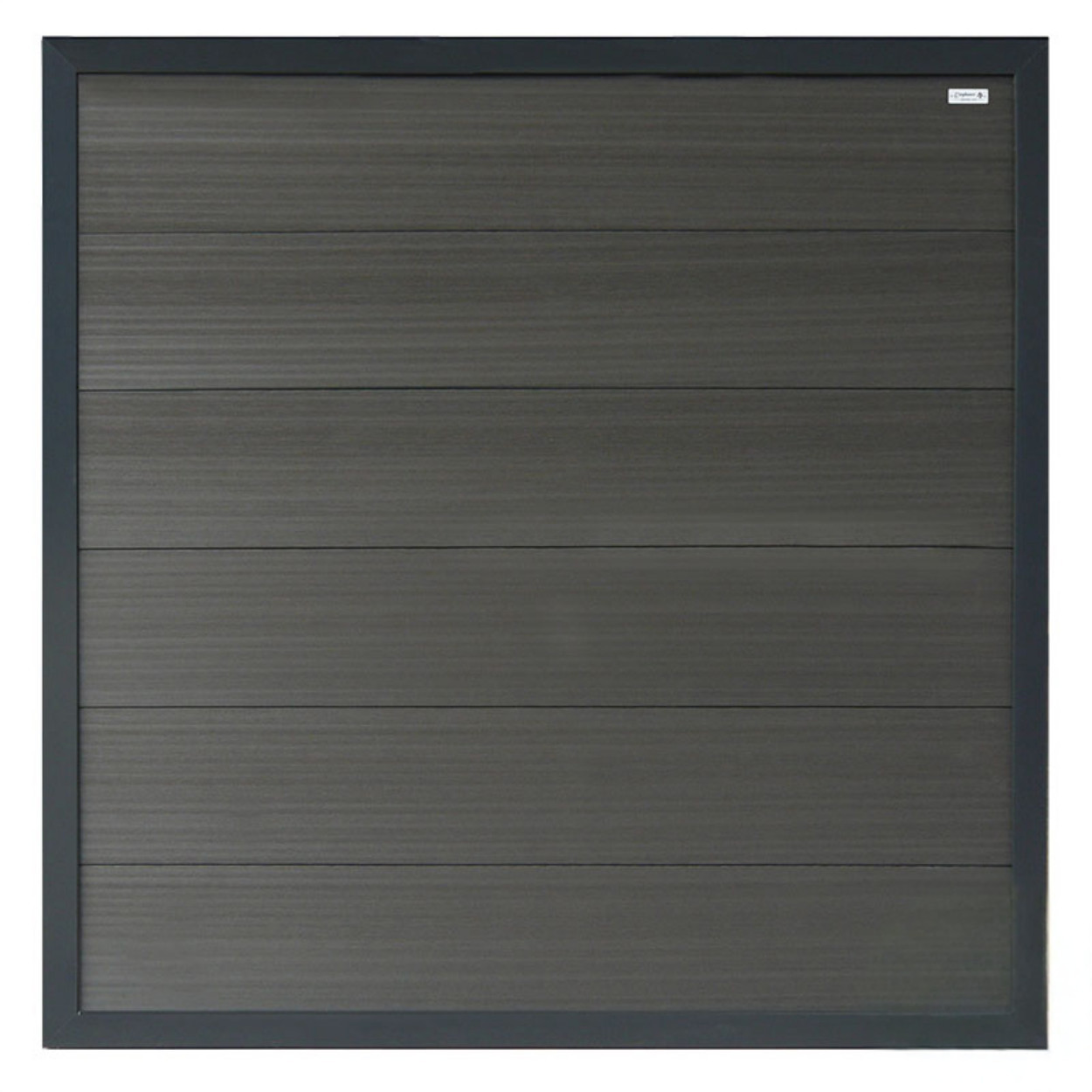 Elephant Schutting Forte Composiet Antraciet met Antraciet Frame 180x180cm